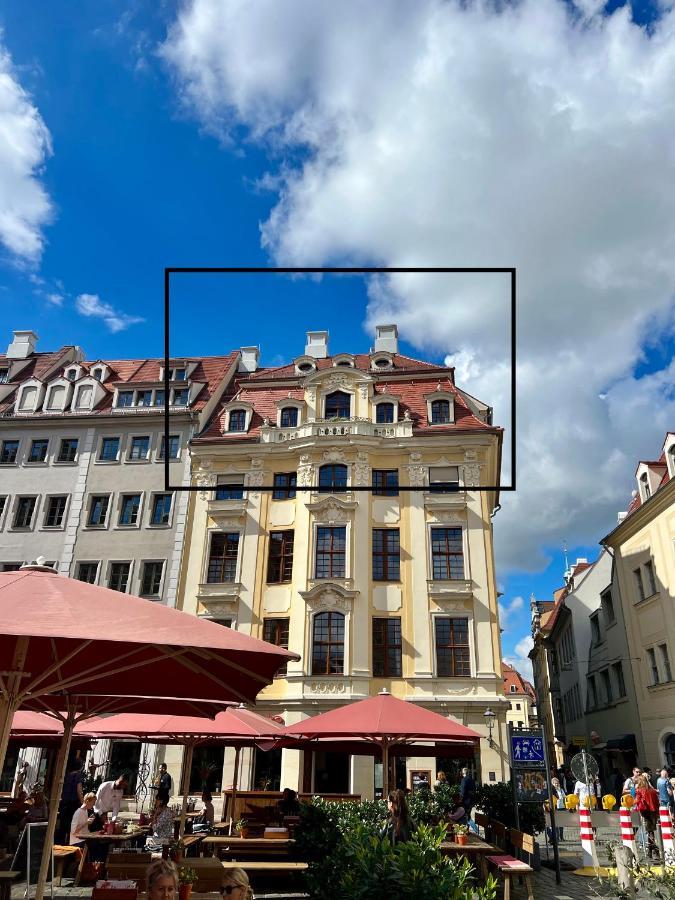 Luxus Suite Mit Einmaligem Blick Auf Die Frauenkirche Дрезден Екстериор снимка